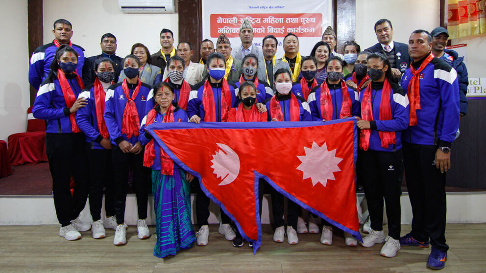 नेपाली महिला टोली एभिसी एसियन सेन्ट्रल जोन भलिबलको फाइनल प्रवेश