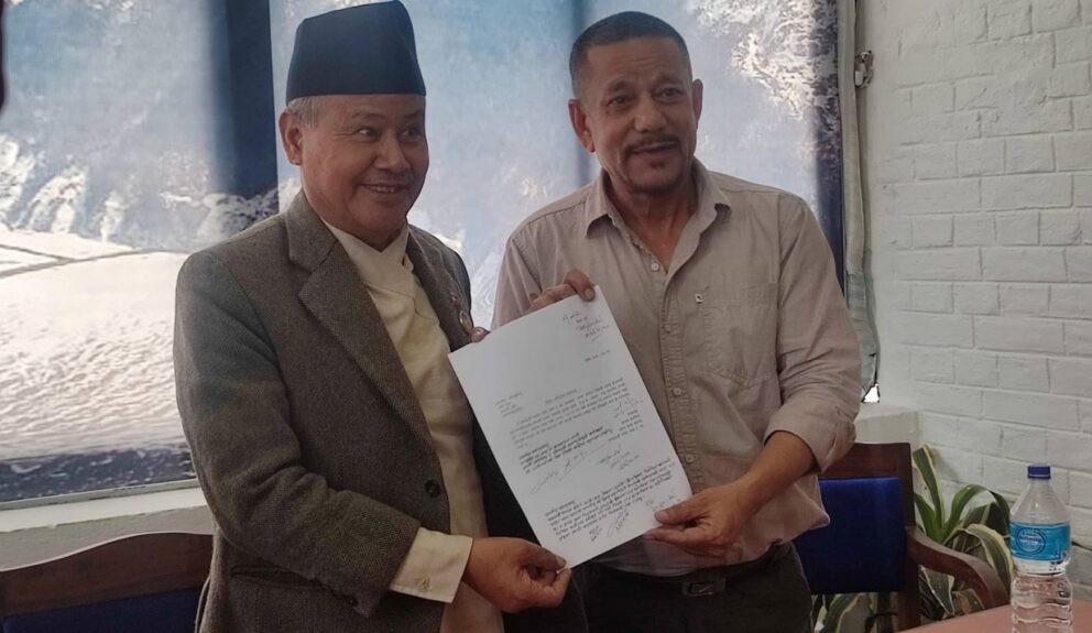 काठमाडौं महानगरपालिकाको मेयरमा उम्मेदवार बन्न प्रदेशसभा सदस्य स्थापितले दिए राजीनामा