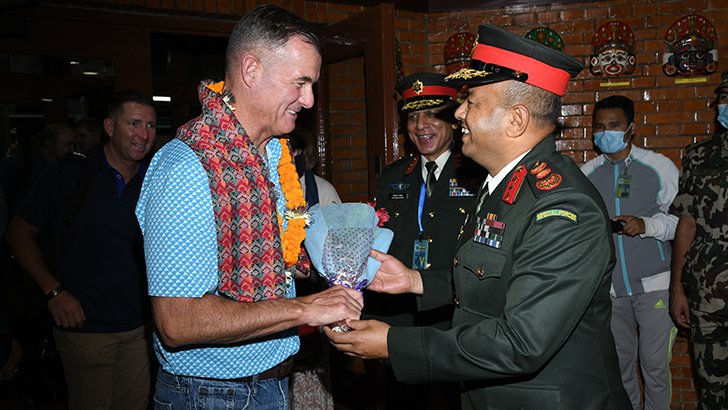 अमेरिकी प्यासिफिक कमान्डका कमान्डर जनरल चार्ल्स काठमाडौंमा