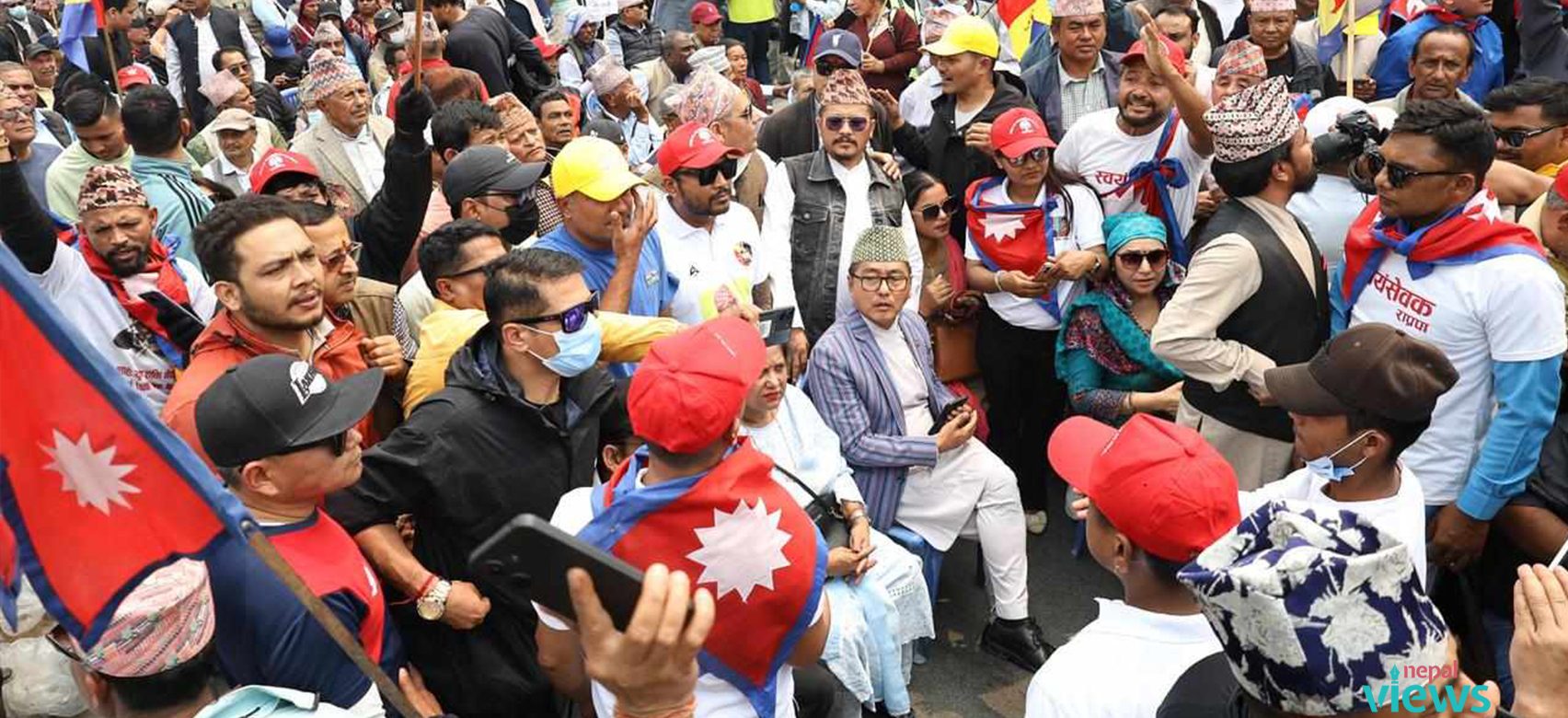 राप्रपाले निषेधित क्षेत्रमै विरोध प्रदर्शन गर्ने, ७७ वटै जिल्लामा सभा गर्ने घोषणा